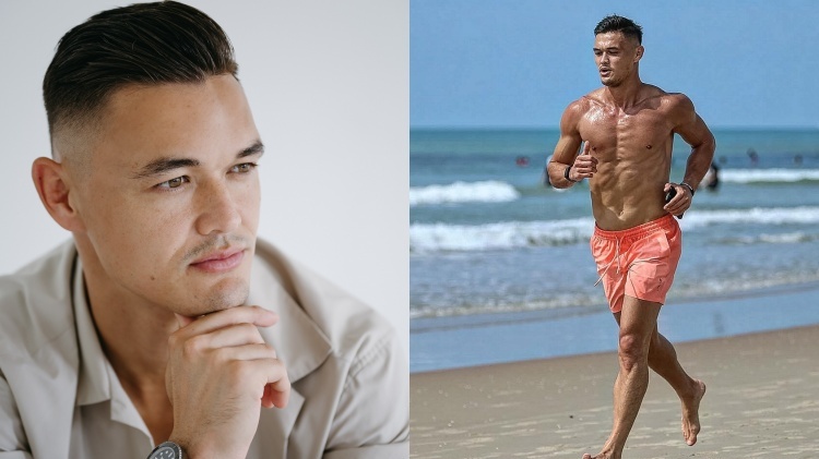 Nét rắn rỏi của bạn trai Á hậu Hoàng