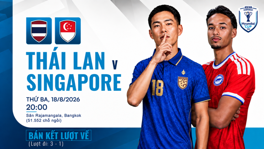 Tương quan trước trận Thái Lan - Singapore