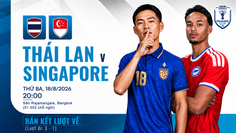 Tương quan trước trận Thái Lan - Singapore