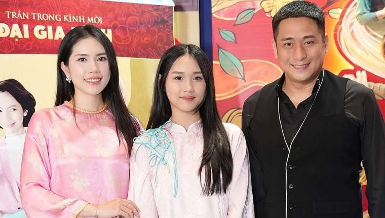 Con gái tuổi teen của Minh Tiệp