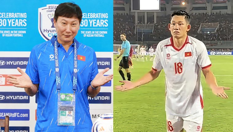 HLV Kim bắt chước màn ăn mừng của Hai