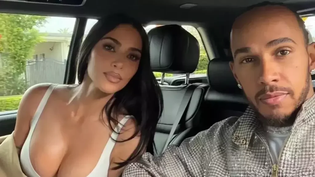 Hamilton khoe loạt ảnh tình tứ bên Kim Kardashian