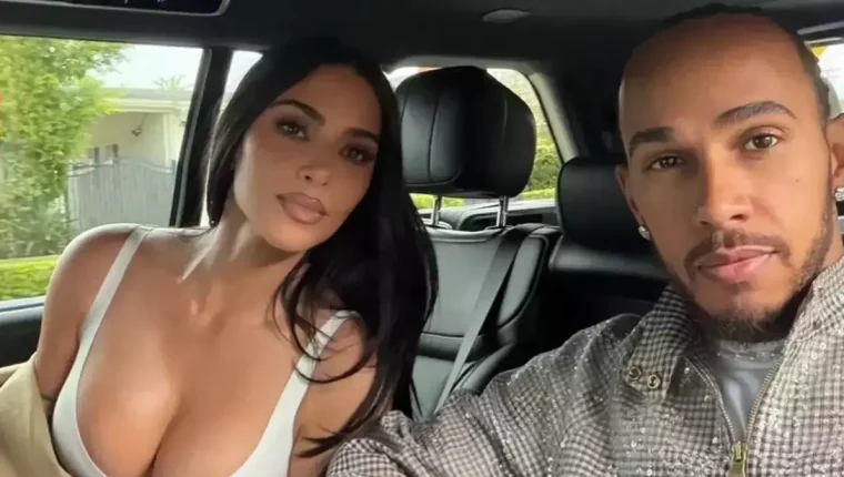 Hamilton khoe loạt ảnh tình tứ bên Kim Kardashian