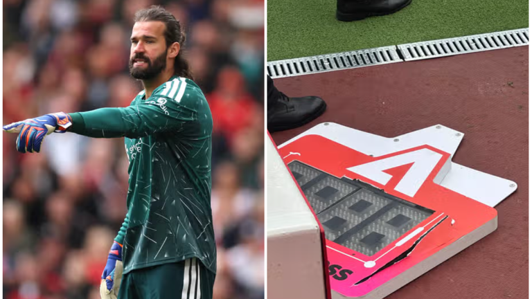 Alisson đá thủng bảng thay người sau trận hòa