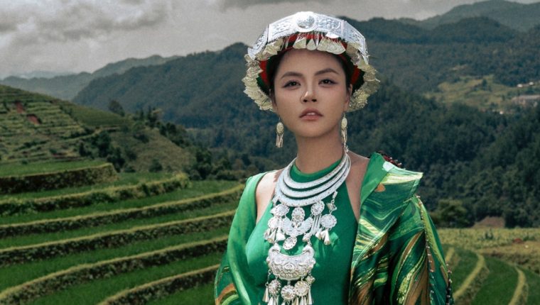 Trang phục mang cảm hứng ruộng bậc thang