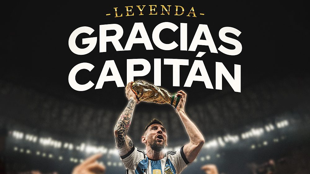 Messi được vinh danh ở phút thứ 10 tất