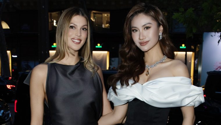 Hoa hậu Phương Linh gặp gỡ Miss Universe 2016