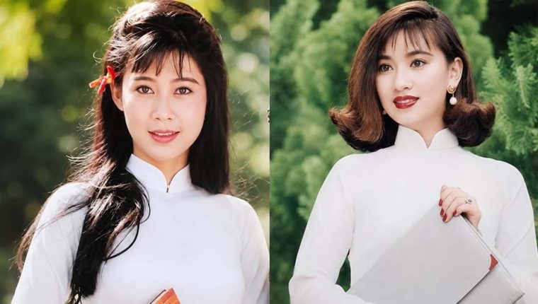 Các mỹ nhân thập niên 1990 trong tà áo
