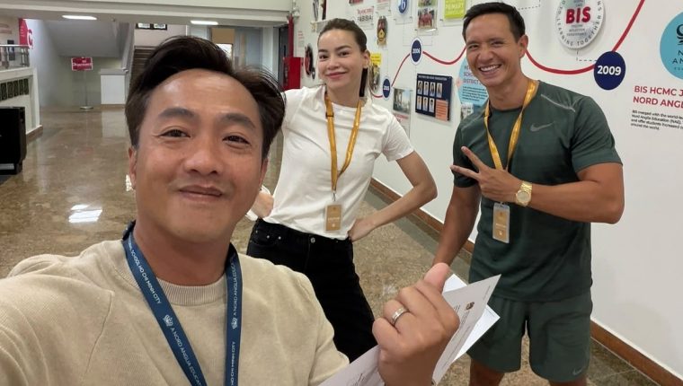 Cường Đôla và Hồ Ngọc Hà họp phụ huynh