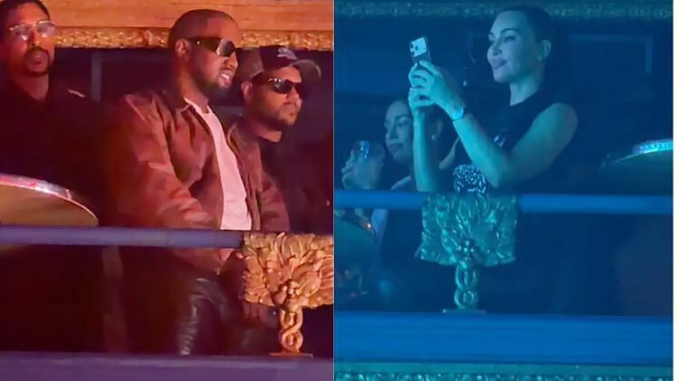 Kanye West, Kim Kardashian xem concert đầu tiên của