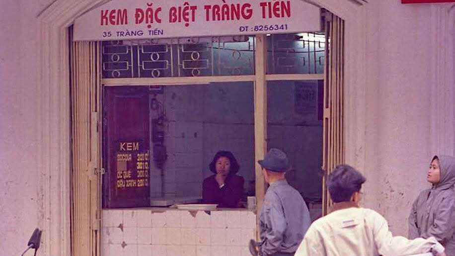 Điểm bán kem 35 Tràng Tiền từ cuối thập