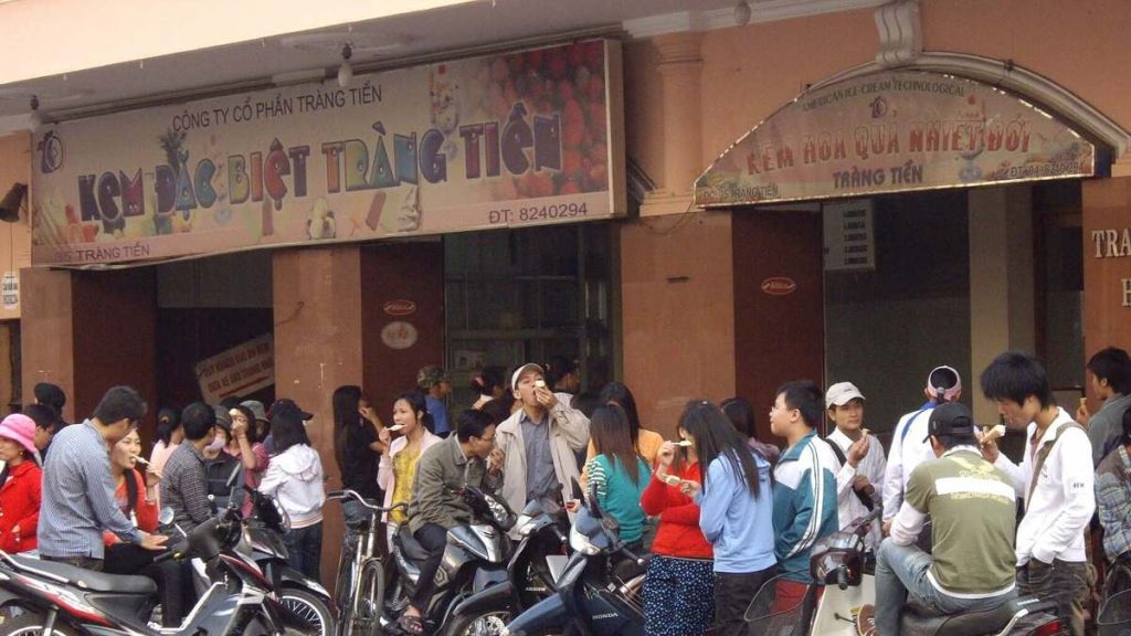 Ký ức hiệu kem 35 Tràng Tiền qua ống
