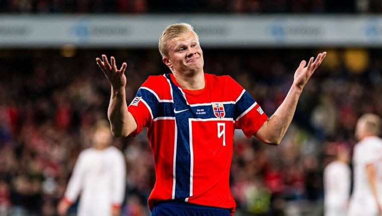 Haaland lập cú đúp giúp Na Uy thắng derby