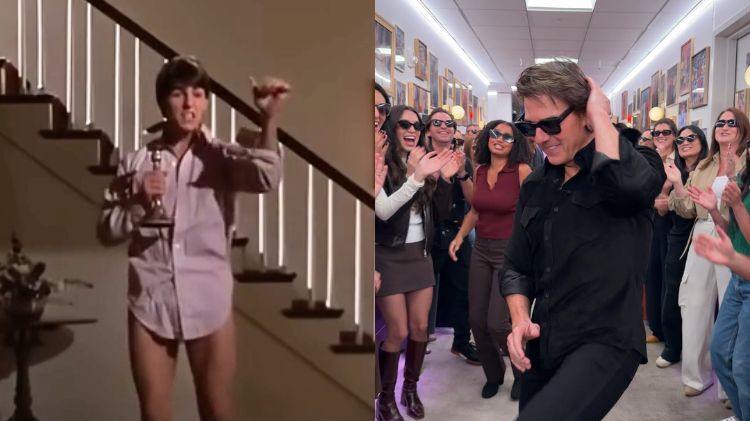 Tom Cruise tái hiện điệu nhảy trong 'Risky Business'