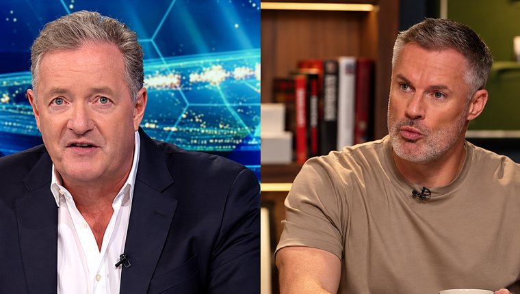 Carragher khẩu chiến với Piers Morgan vì Ronaldo