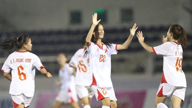 Việt Nam thắng 20-0 ở giải U17 nữ châu